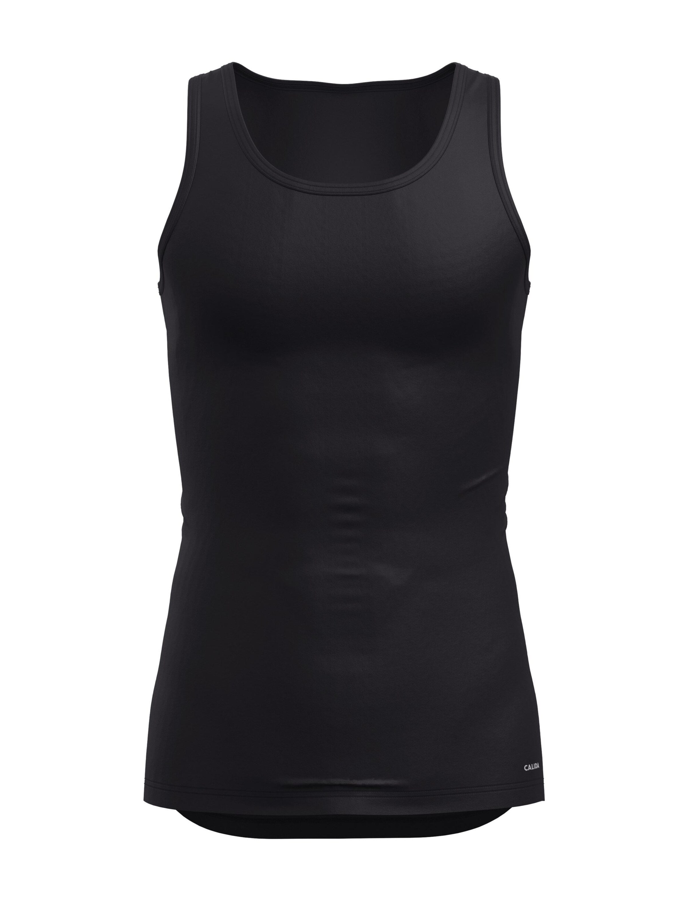CALIDA Maillot de corps 'Micro Stretch' en L en noir, Vue avec produit