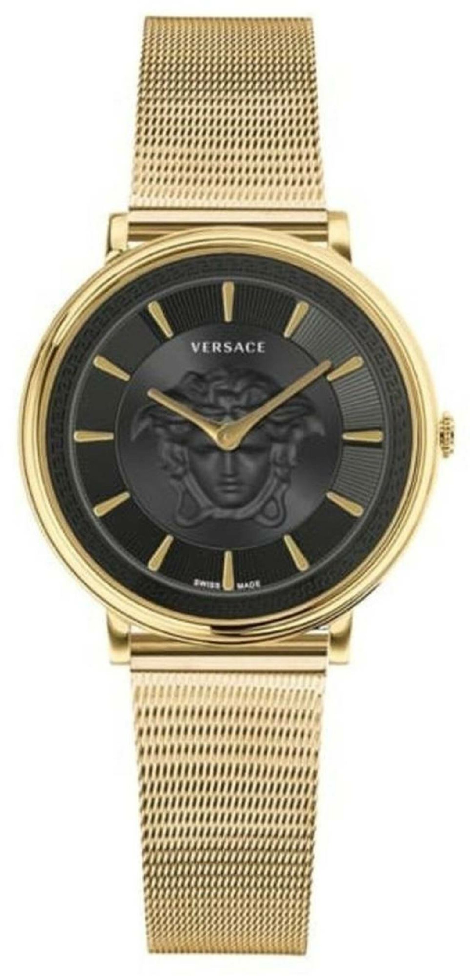 VERSACE Uhr in Gold: Vorderseite