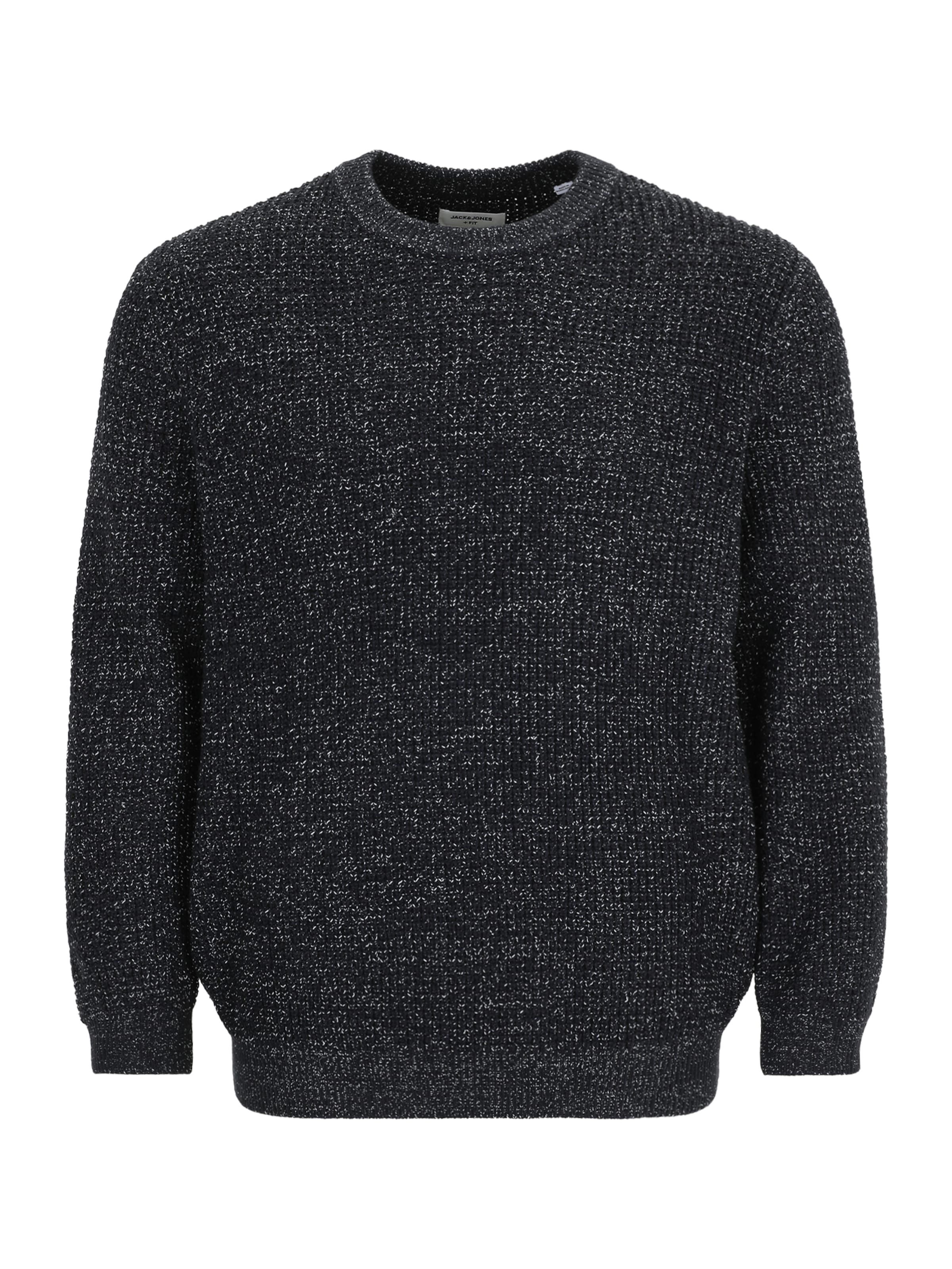 Jack & Jones Plus Pullover 'JJGLOBAL' in Blau: Vorderseite