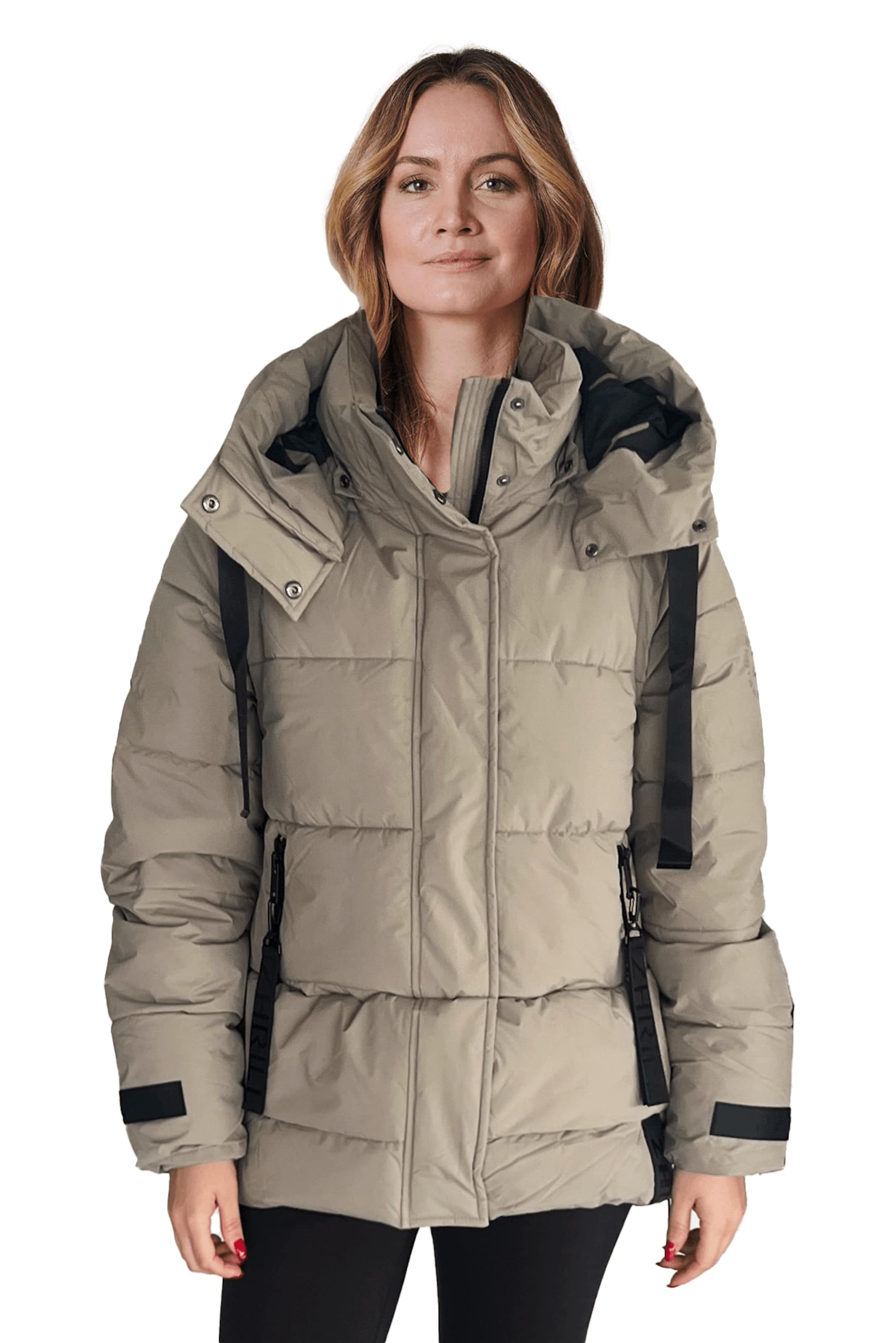 Zhrill Jacke in Beige: Vorderseite