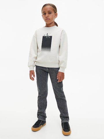 Calvin Klein Jeans Sweatshirt in Beige