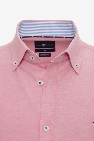 DENIM CULTURE - Ajuste regular Camisa 'Erling' en rosa