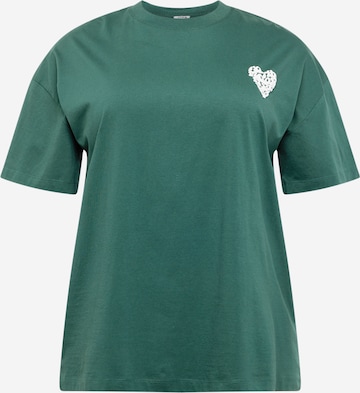 Cotton On Curve Shirt in Groen: voorkant