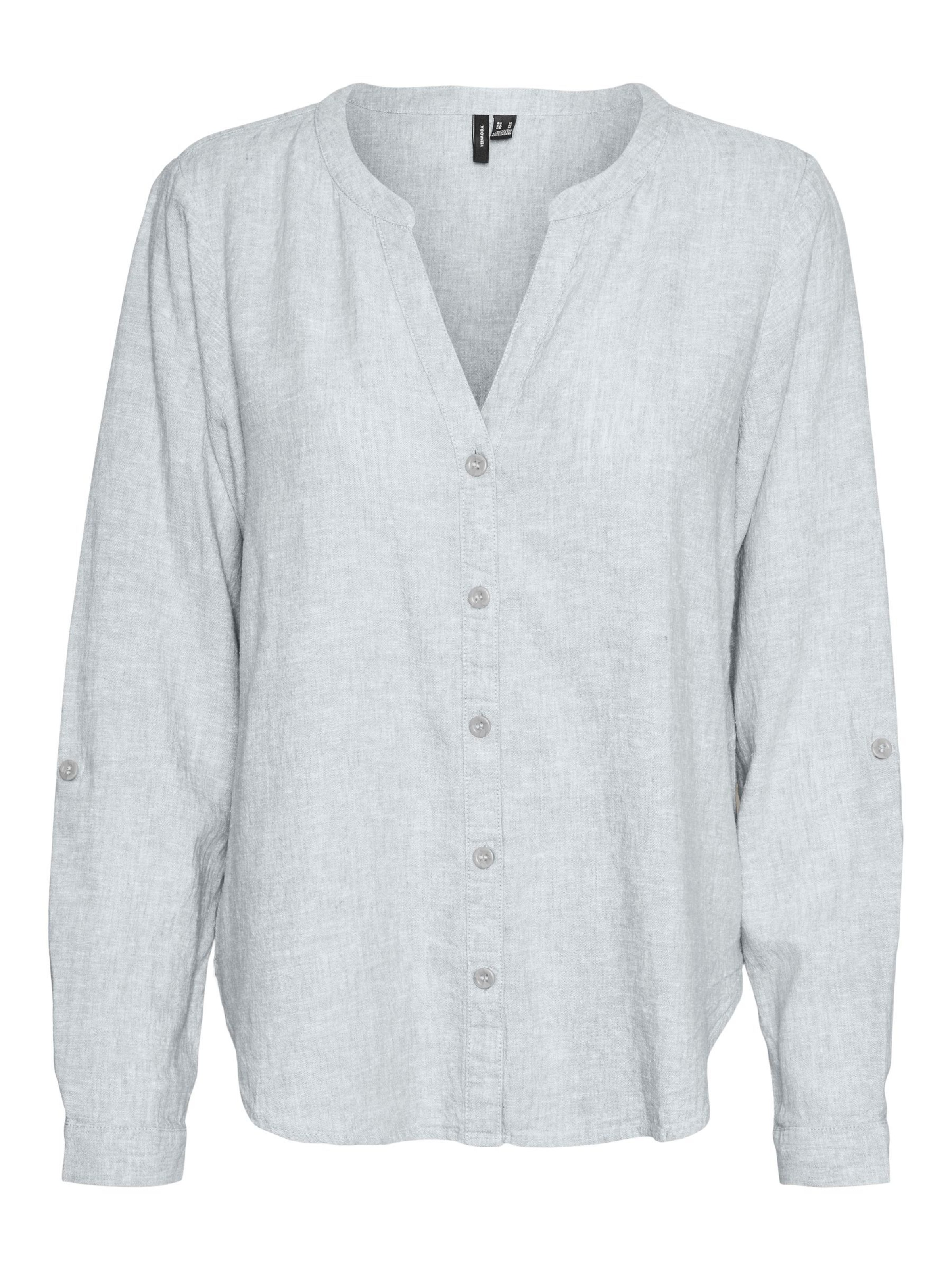 VERO MODA - Blusa 'VMLinn' en gris: frente
