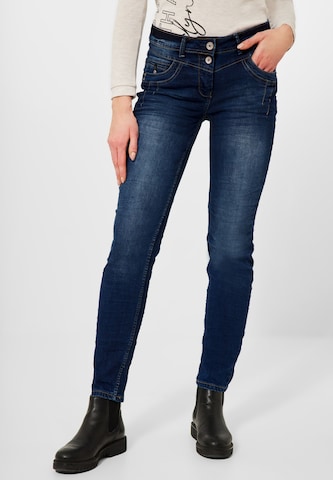 CECIL Slimfit Jeans in Blau: predná strana