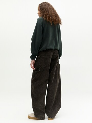 Pull&Bear Sweter w kolorze zielony