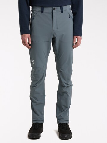 Haglöfs Slim fit Outdoor Pants in Blue: front