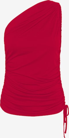 SOAKED IN LUXURY Top 'Hanadi ' in Rot: Vorderseite