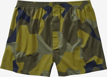 Brandit Boxershorts in Groen: voorkant