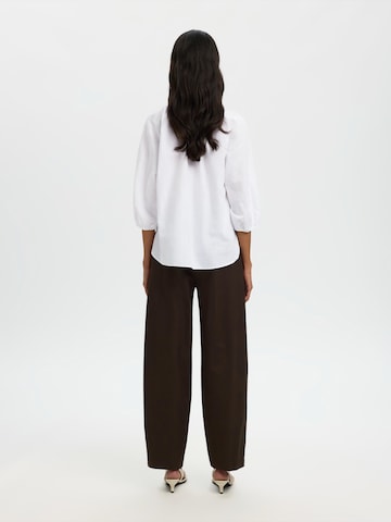 SELECTED Bluse 'SLFCLEO-ALBERTA' in Weiß