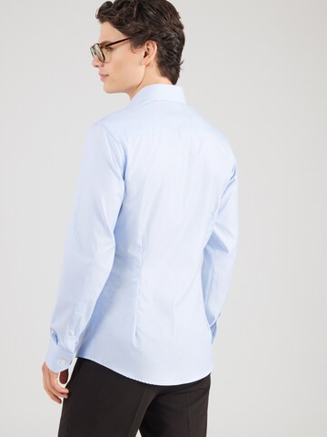 Super Slim Fit Camicia business 'Houndstooth' di ETON in blu