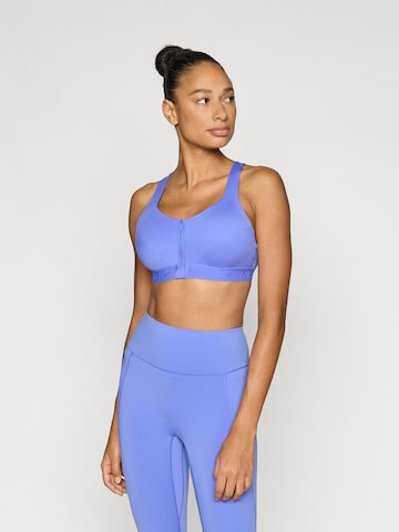 NIKE - Bustier Sujetador deportivo 'INDY' en azul: frente