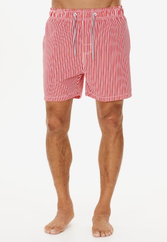 Cruz Board Shorts 'Kenny' in Red: front