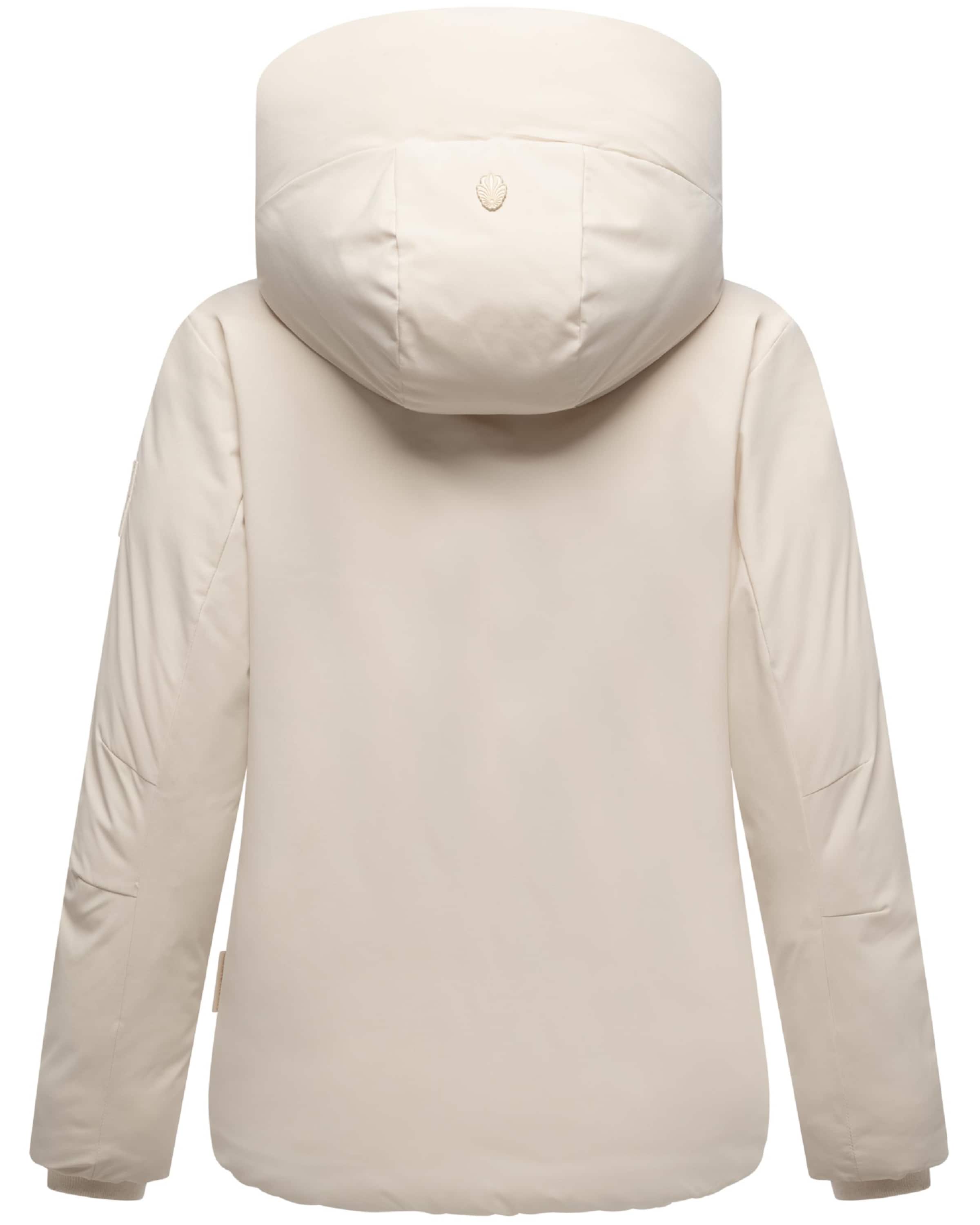 NAVAHOO Vinterjakke 'Blütenlicht 14' i beige