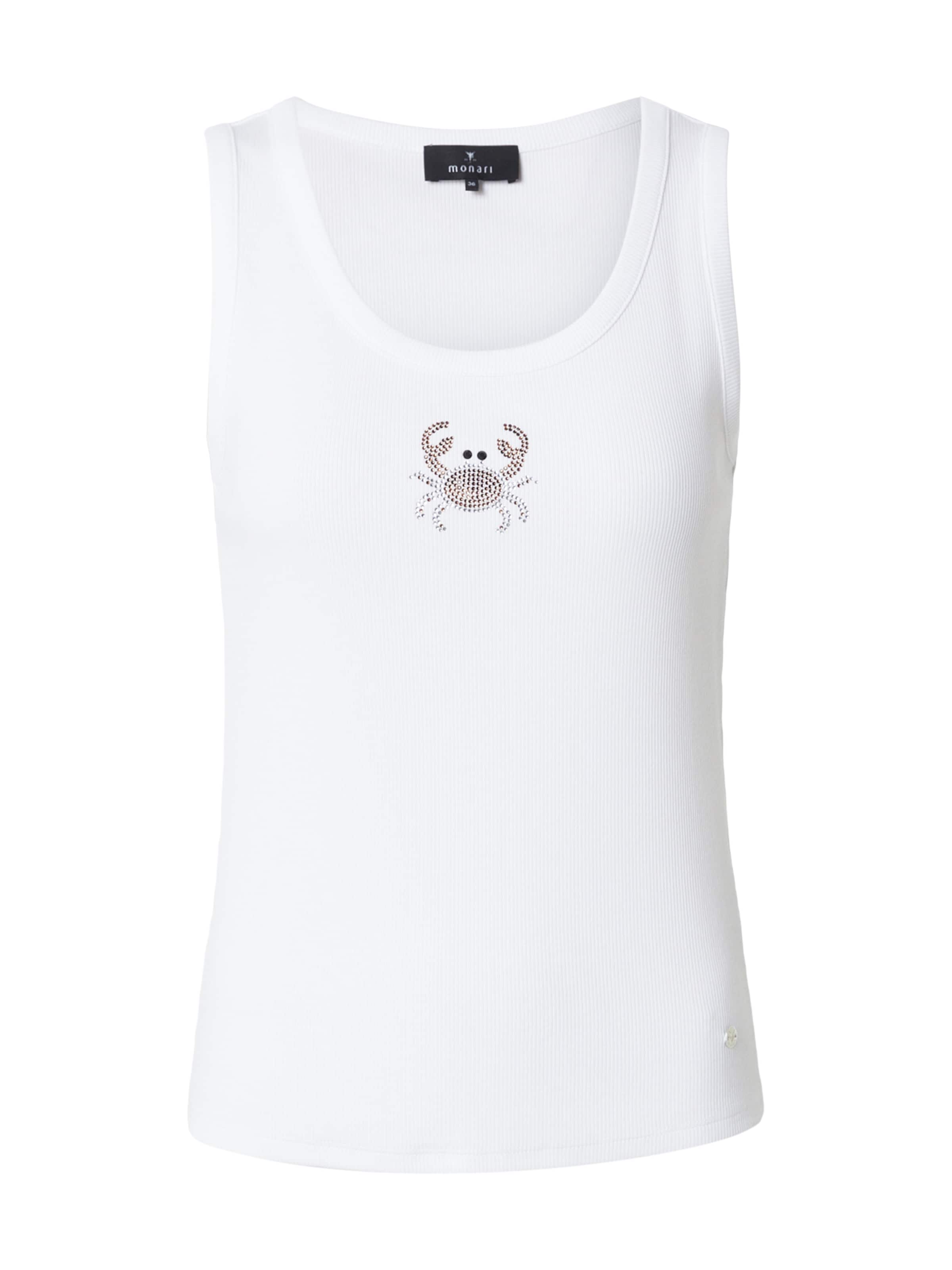 monari - Top en blanco: frente