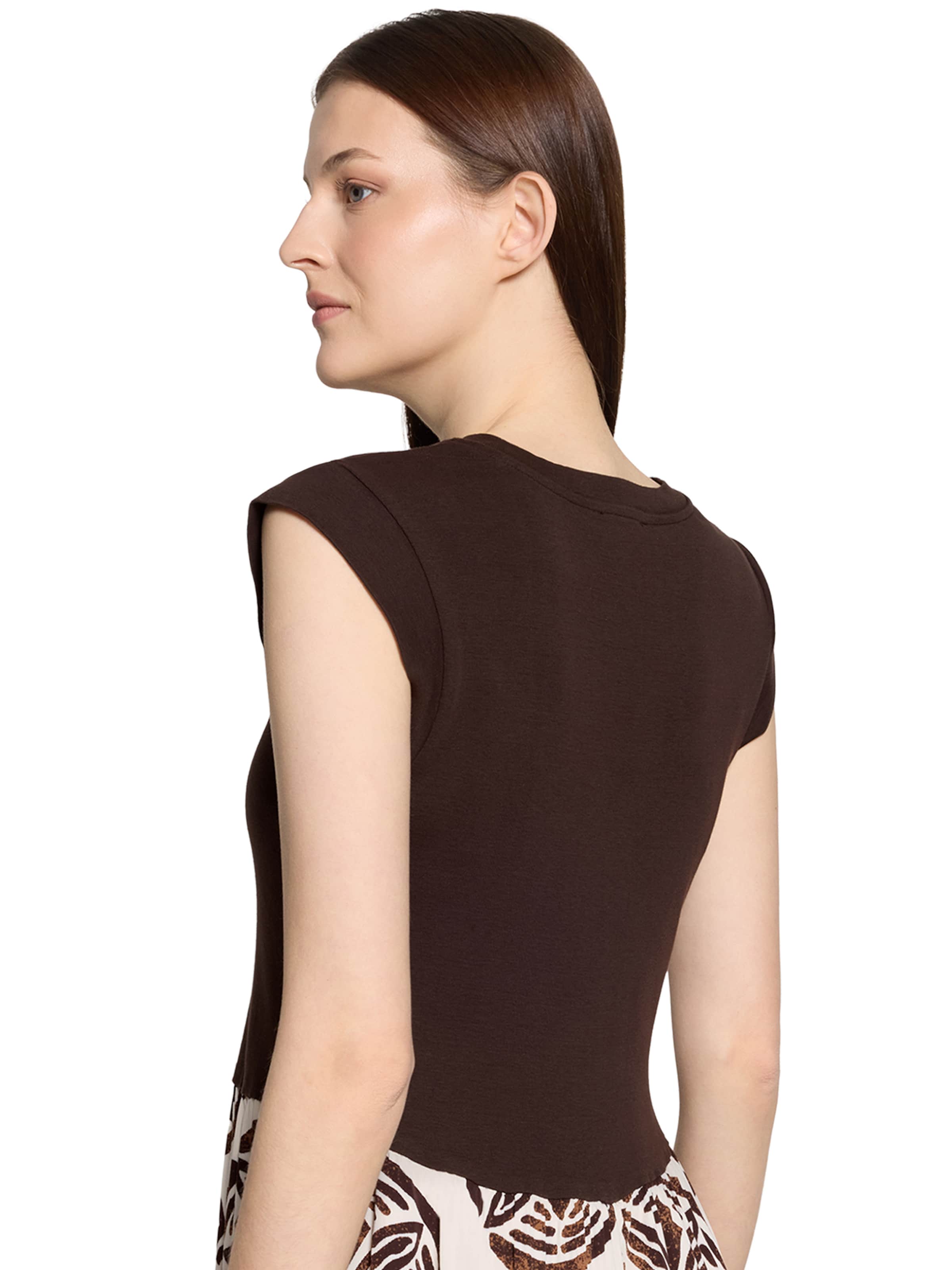 Cartoon Kleid in Braun