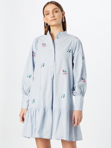 Y.A.S Shirt Dress 'Juvela' in Blue: front