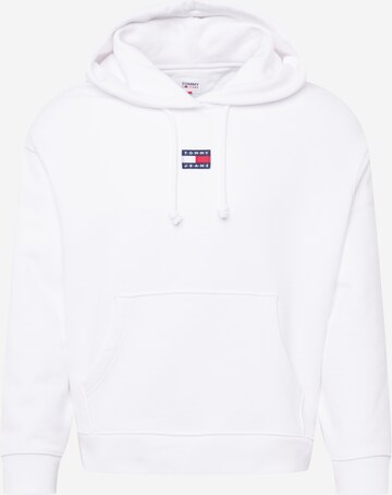 Sweat-shirt Tommy Jeans Curve en blanc : devant