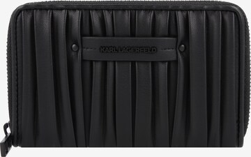 Karl Lagerfeld - Carteiras 'Kushion' em preto: frente