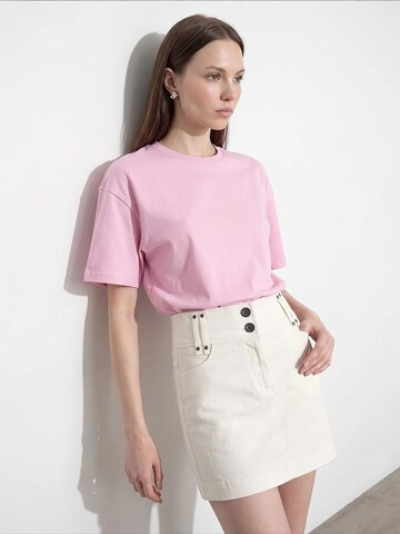 Dilvin Shirt 'T-Shirts' in Pink