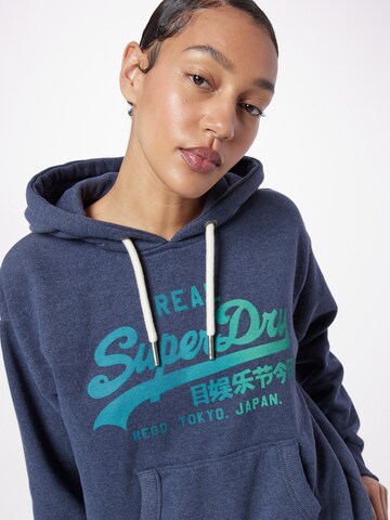 Superdry Sweatshirt i blå