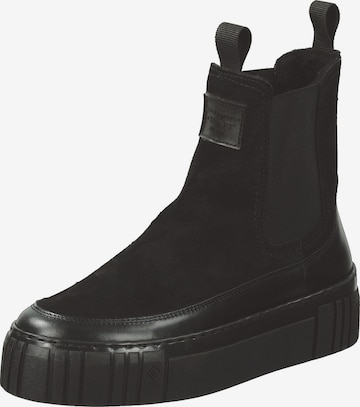 Chelsea Boots GANT en noir : devant