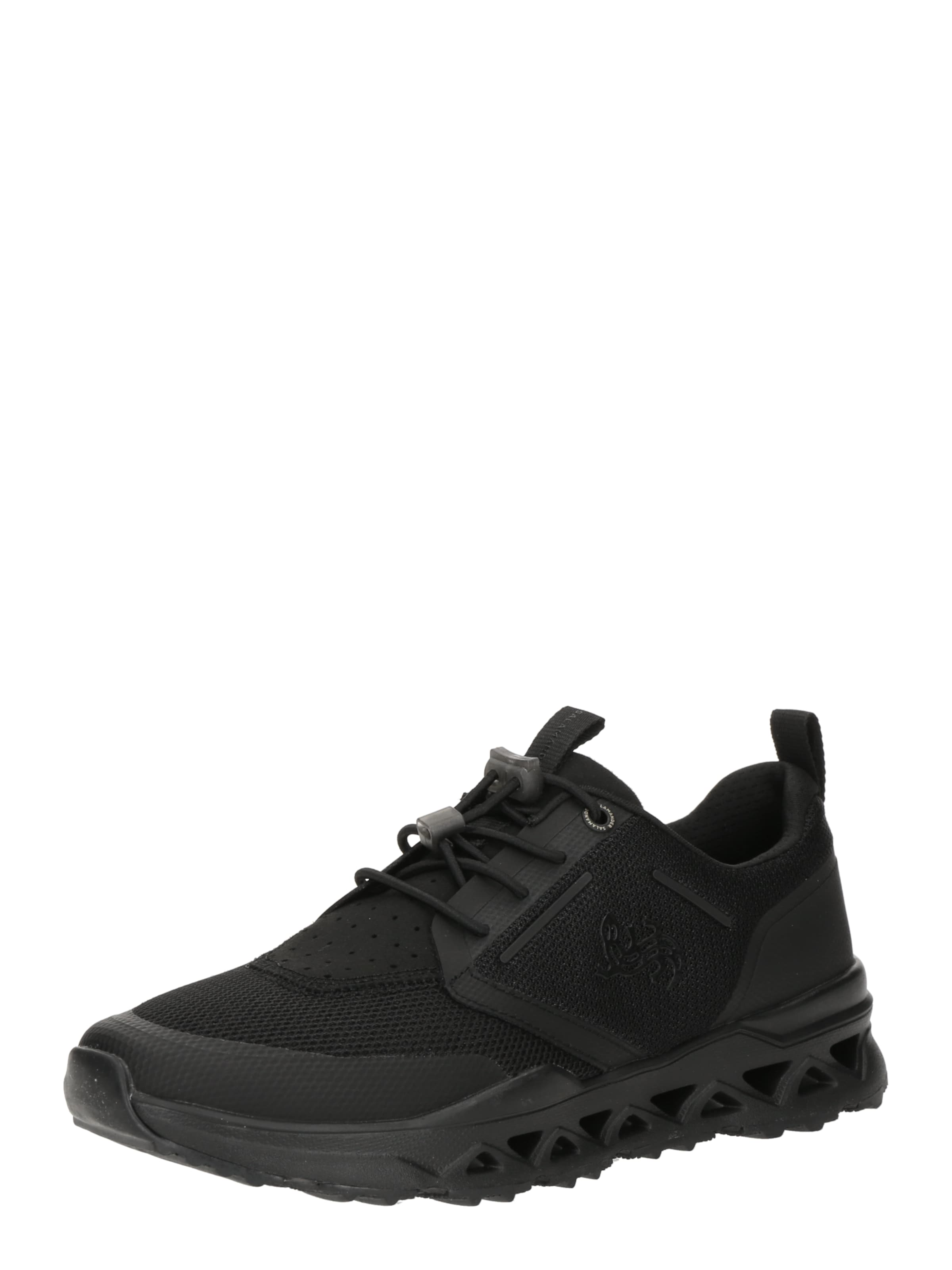 SALAMANDER Platform trainers in Black: front