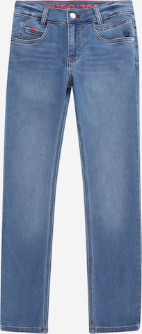 Skinny Jean HUGO Red en bleu : devant