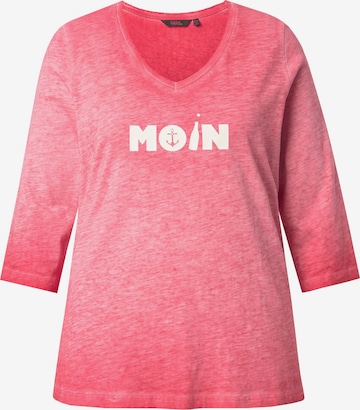 Ulla Popken Shirt in Roze: voorkant