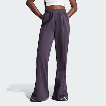 Wide Leg Pantalon ADIDAS ORIGINALS en violet : devant