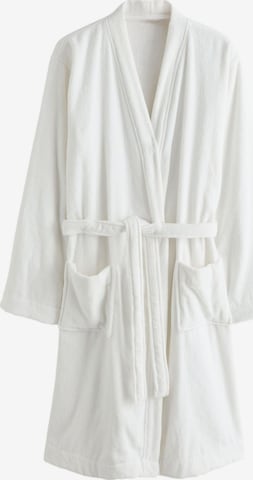 balta Next Trumpas vonios chalatas: priekis