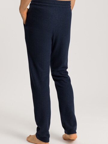 Hanro Pyjamahose ' Cozy Living ' in Blau