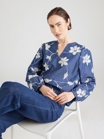 ONLY Bluse 'ONLSAKA' in Blau: Vorderseite