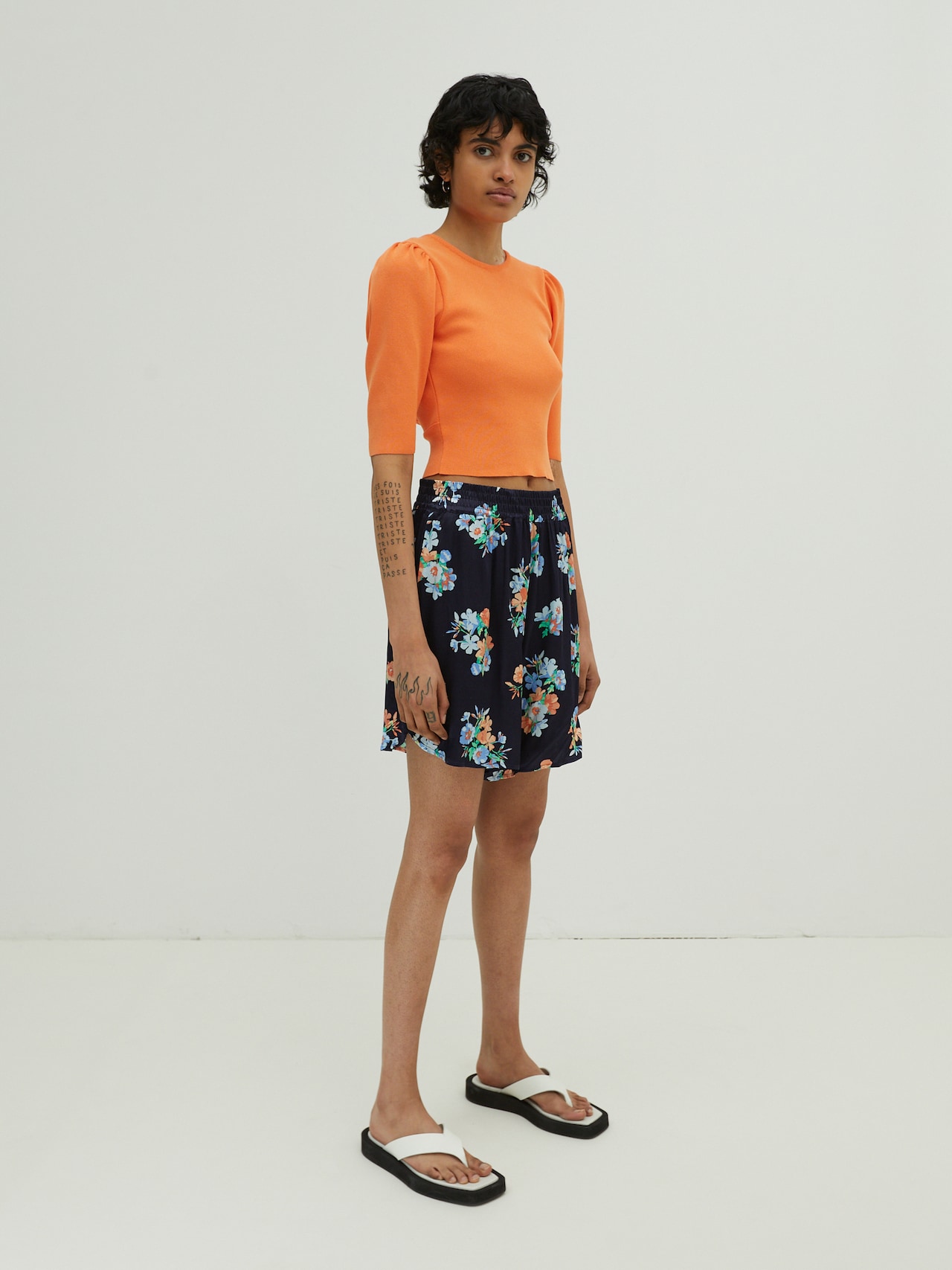 EDITED Producten Shirt 'Ximena' Oranje