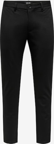 Pantalon chino 'Markus' Only & Sons en noir : devant