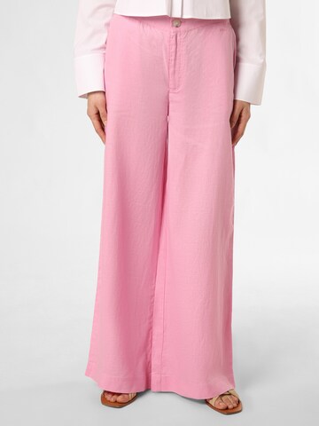 FYNCH-HATTON Loose fit Pants in Pink: front