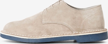 CAFè NOIR Lace-up shoe in Beige: front