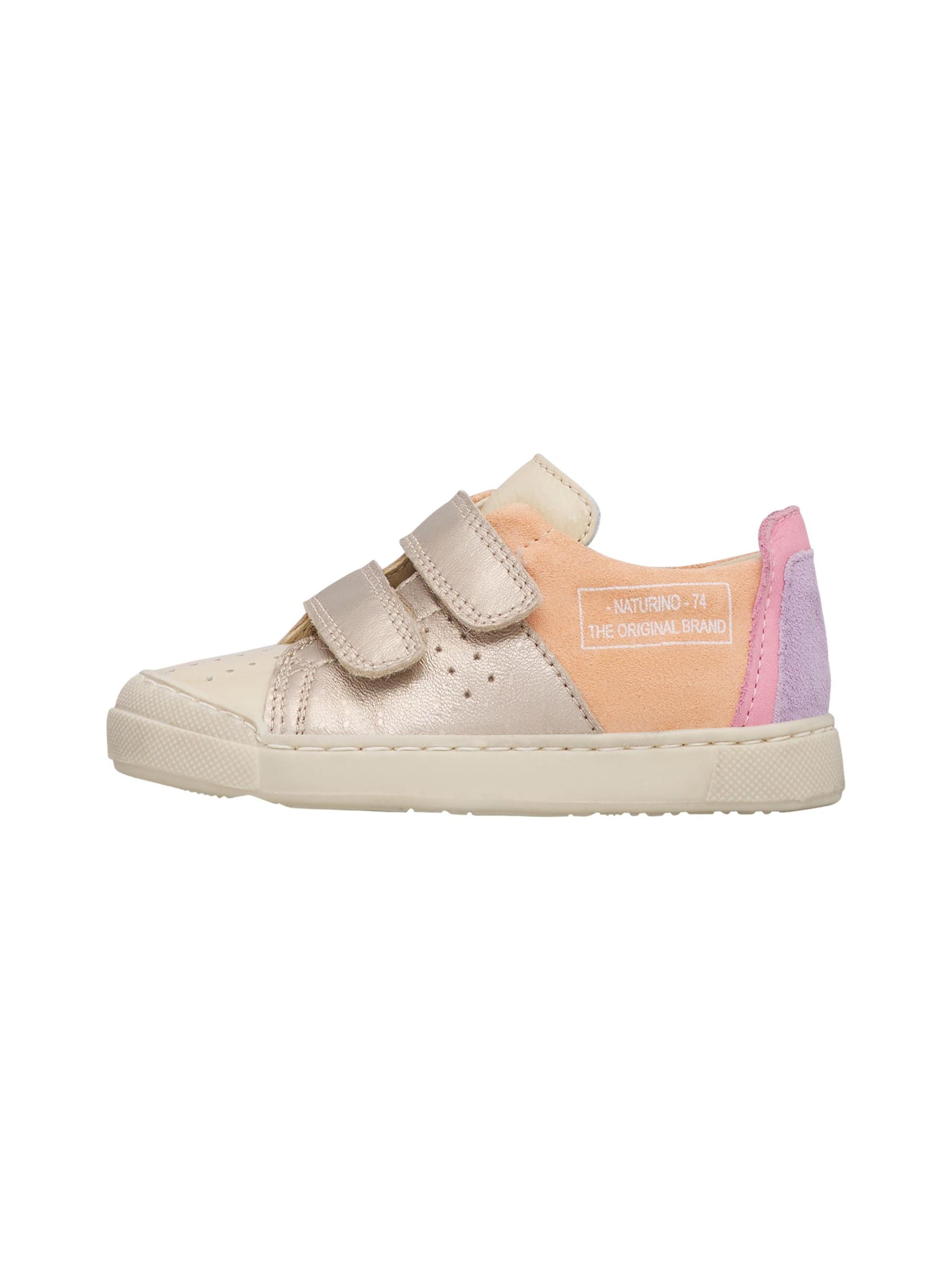 NATURINO Sneakers 'TRAJAN VL' in Beige: voorkant