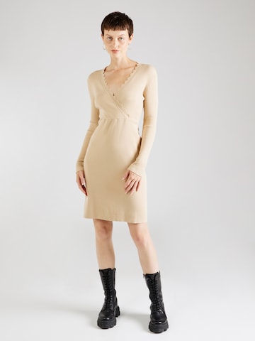 ABOUT YOU Jurk 'Willow' in Beige: voorkant