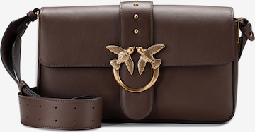 PINKO Schoudertas 'Love One ' in Bruin: voorkant