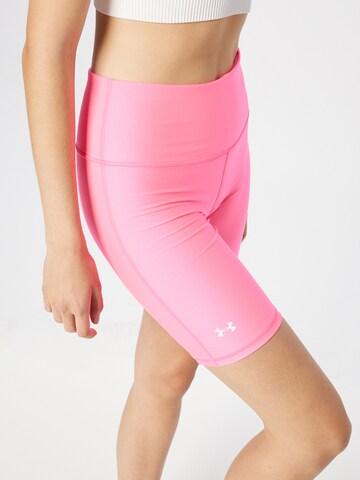 UNDER ARMOUR Skinny Παντελόνι φόρμας σε ροζ