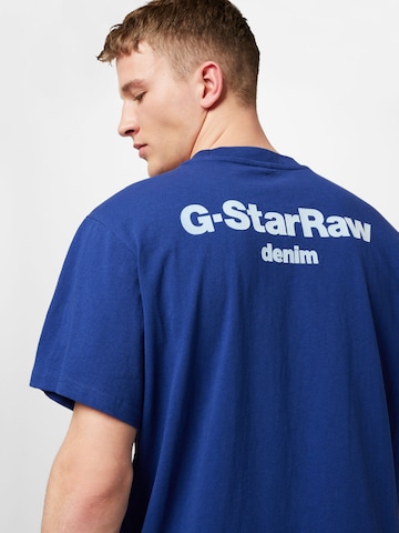 G-Star RAW T-Shirt 'Photographer' in Blau