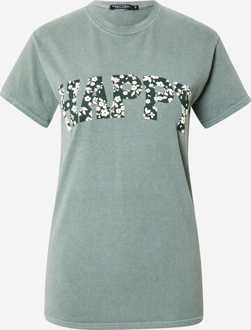 T-shirt Nasty Gal en bleu : devant