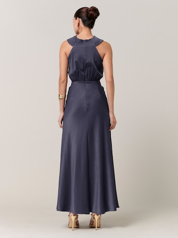 Rochie de seară 'Clover' de la Sável pe albastru: spate