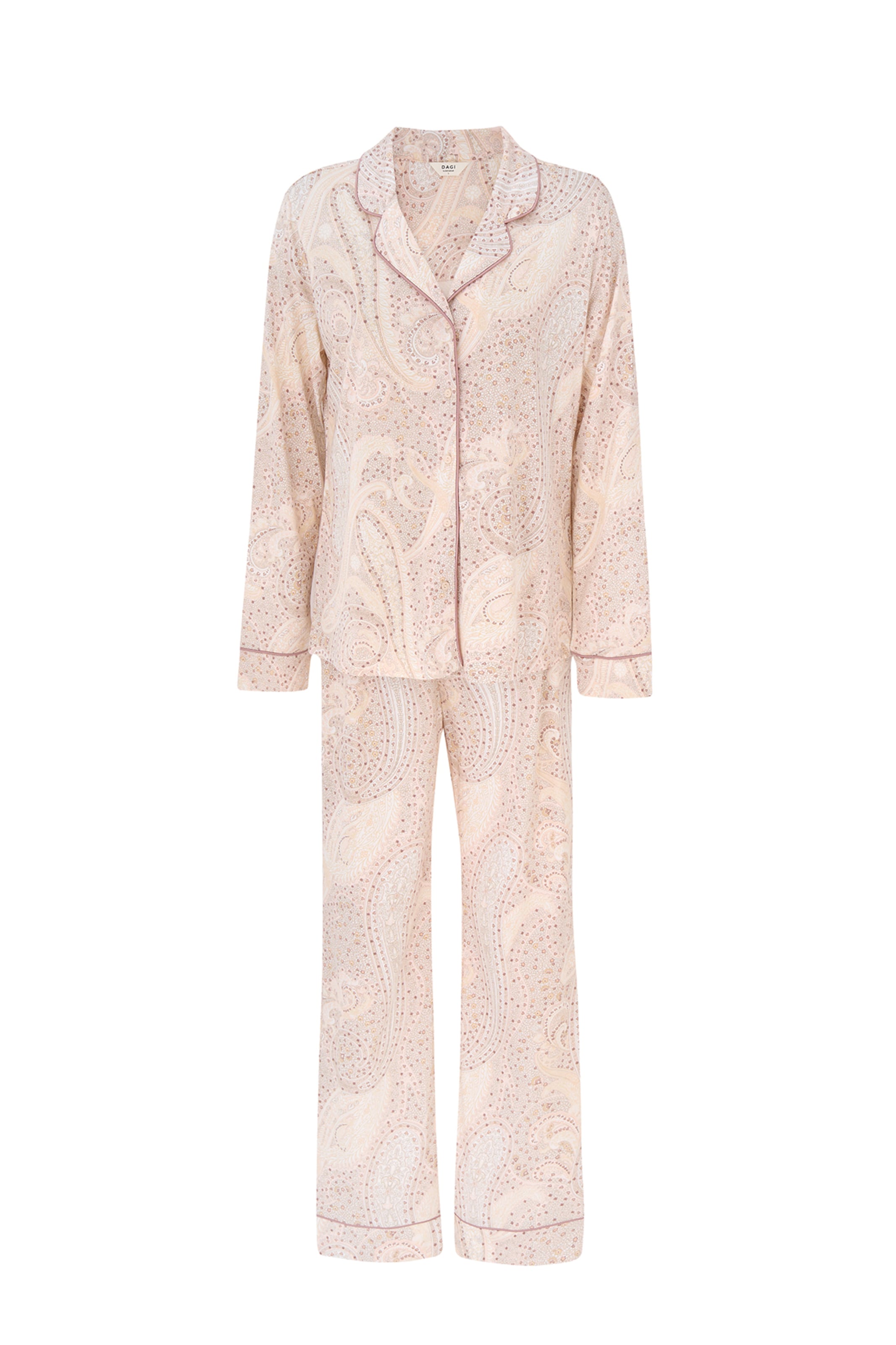 Dagi Пижама в Ярко-розовый: спереди