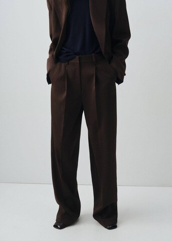MANGO Regular Hose 'Cris' in Braun