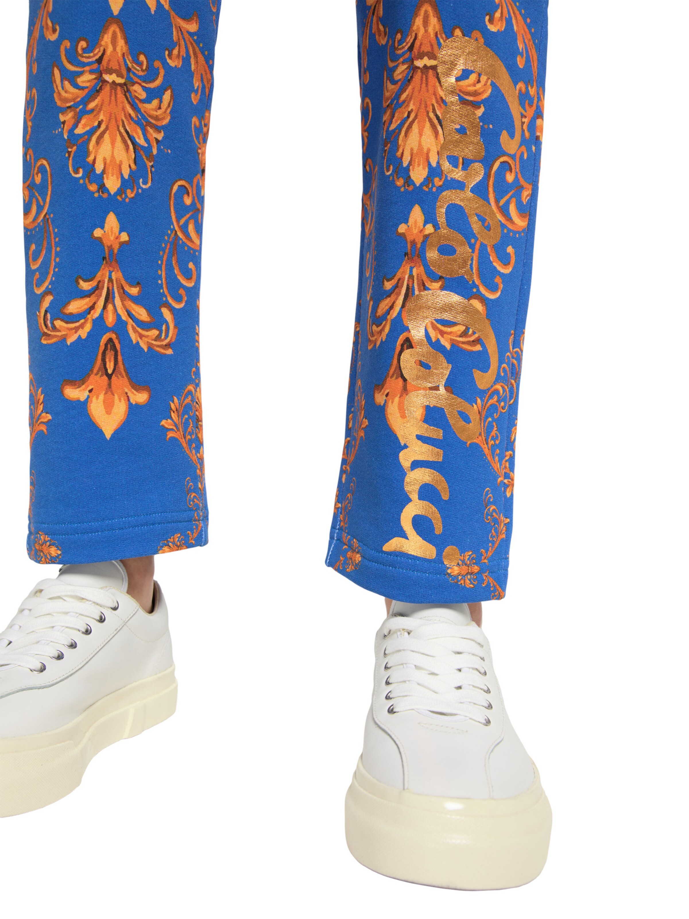 Carlo Colucci Regular Pants 'Cisera' in Blue