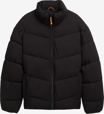 TOM TAILOR DENIM Winterjas in Zwart: voorkant