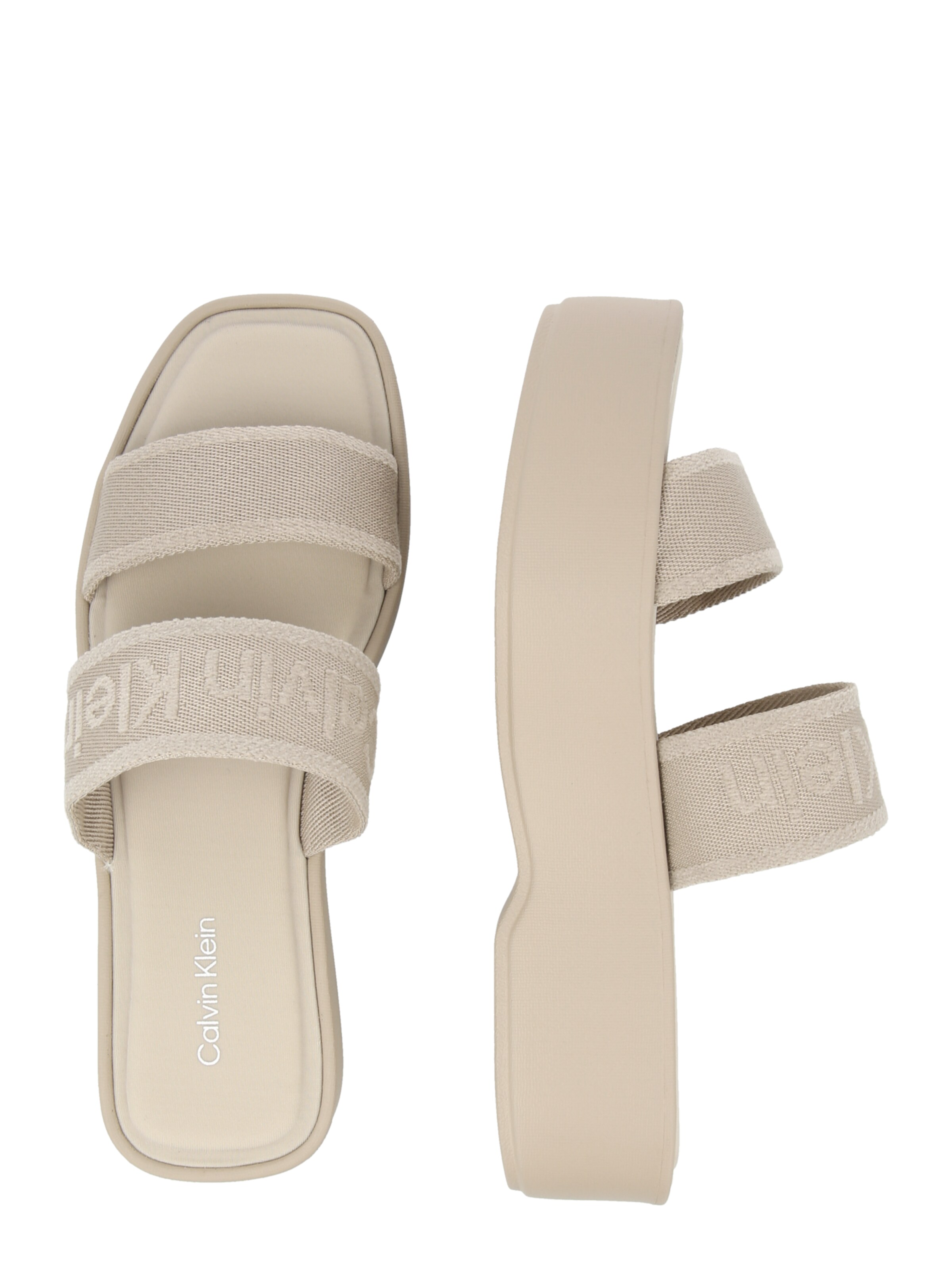 Calvin Klein - Sapato aberto em cinzento