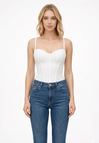 Elara Lingerie body in Wit